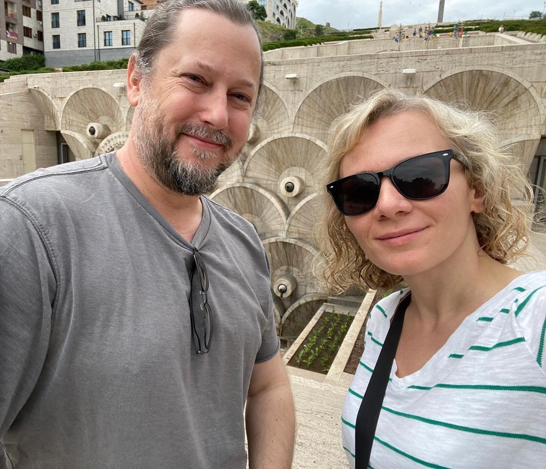 ერევნის კასკადი / At the Yerevan Cascade